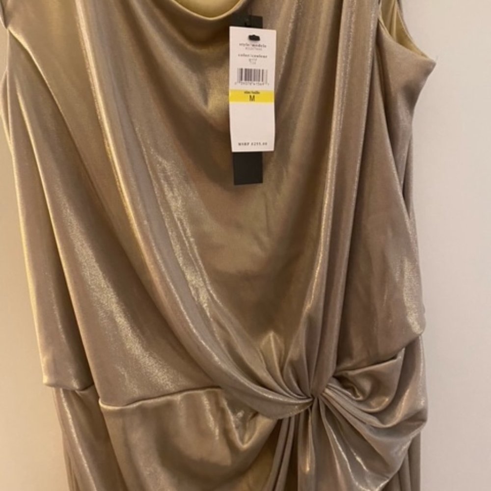 Cynthia Steffe gold dress